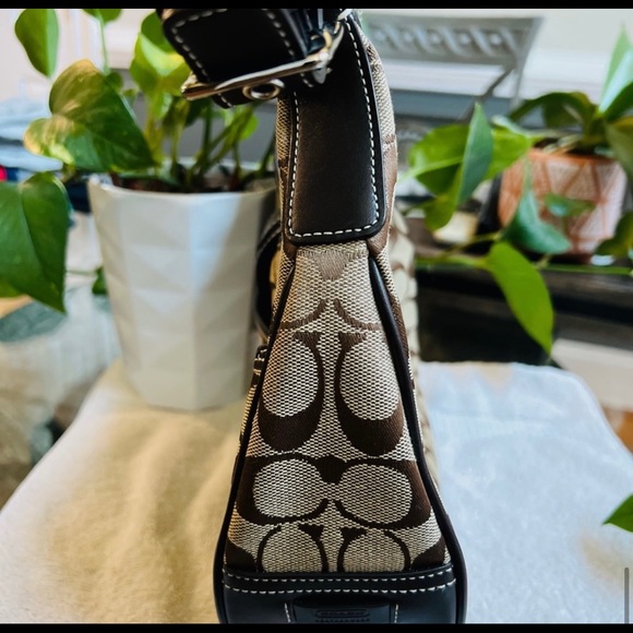 Brown and Tan Coach Bag - Picture 8 of 8